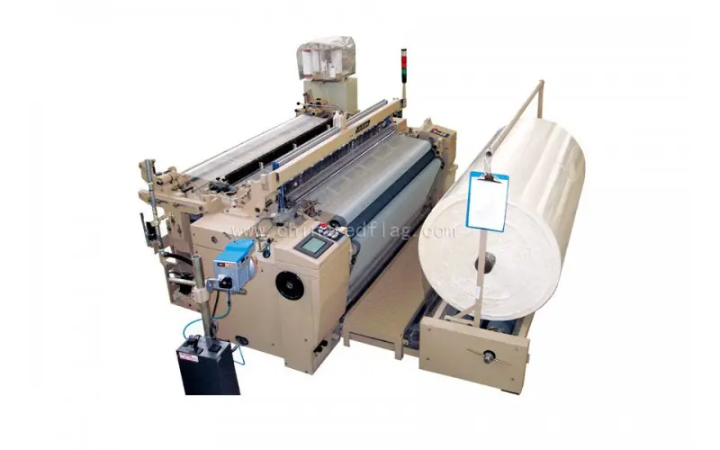 Small weft density speacial air jet loom